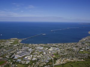 Cherbourg vu du ciel ©leuropevueduciel RADE CHERBOURG - Cotentin Tourisme - Normandie