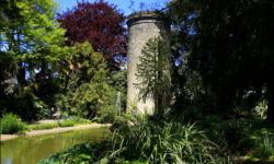 Botanical gardens of the Emmanuel Liais Park in Cherbourg