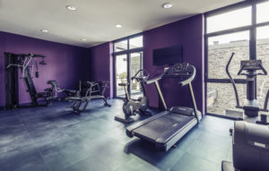 Salle de fitness hôtel Mercure Cherbourg Normandie