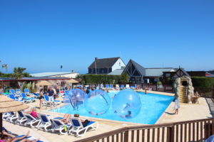 camping-5*-piscine-mer-normandie-Aquabulle-cotentin-plage-debarquement@camping-Le-Cormoran