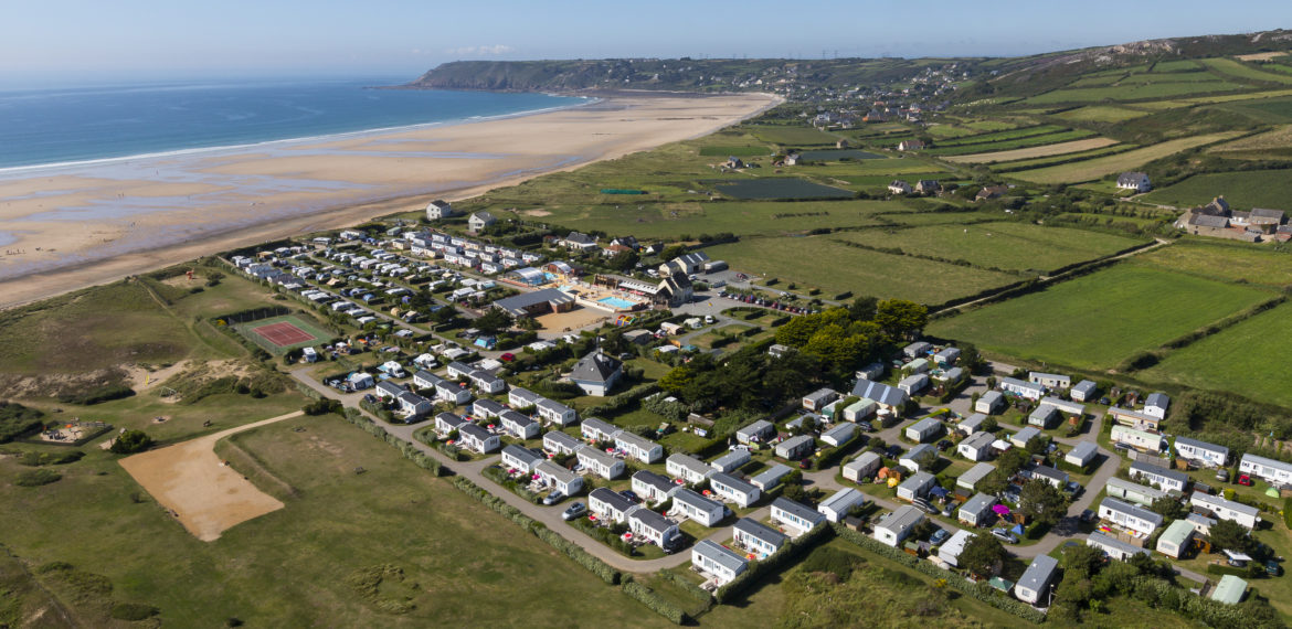 The Grand Large camp site - Camping grand large aerien cotentin