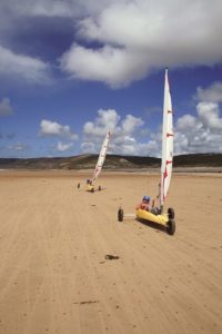 Activité sportive dans le Cotentin - Char à voile @polenautiquelahague - Cotentin Tourisme - Normandie