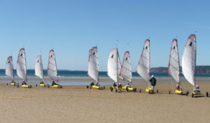 plages Cotentin char à voile Normandie station Balnéaire Barneville Carteret nautique cotentin tourisme normandie