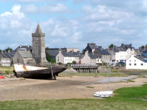 Cotentin église et épave Normandie Portbail