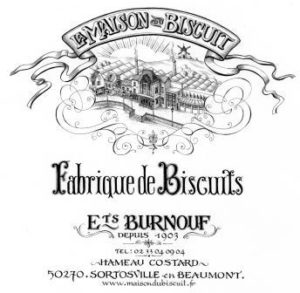 La Maison du Biscuit logo traditionnel Cotentin Normandie @maison-du-biscuit-burnouf