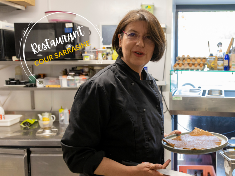 Portraits des professionnels du Cotentin : crêperie Cour Sarrasine