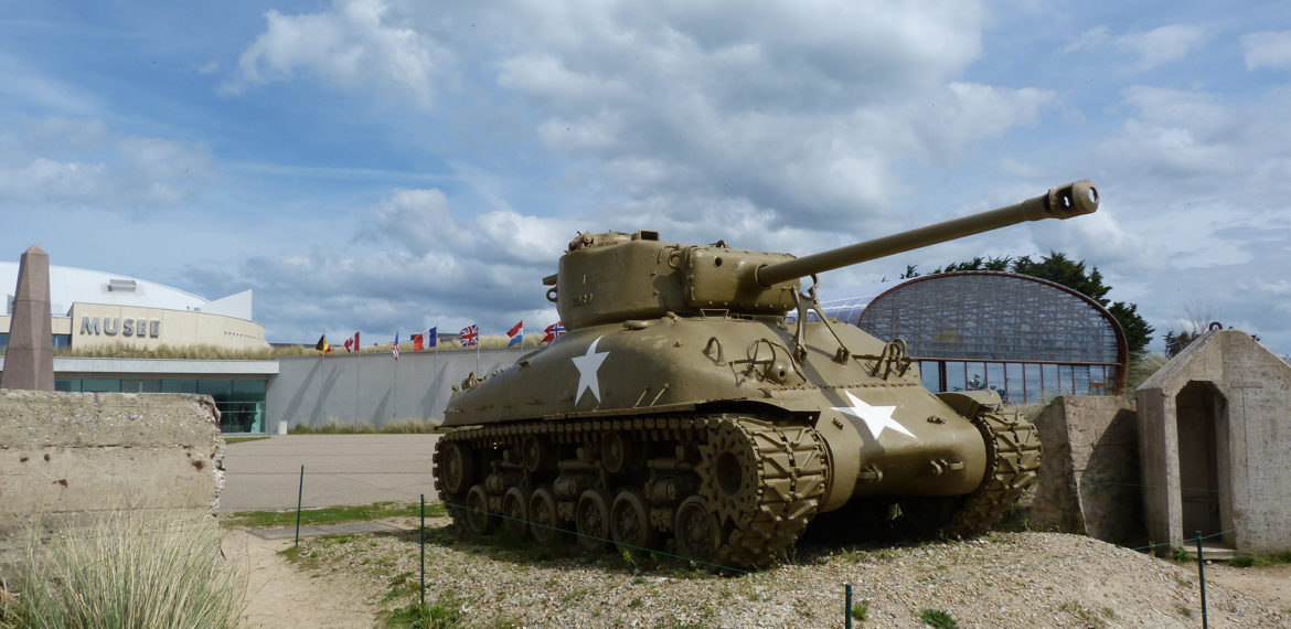 Le Débarquement des Alliés en 1944 - char proche plage du débarquement normandie Cotentin UTAH BEACH (2) -® Stephane Lesauvage