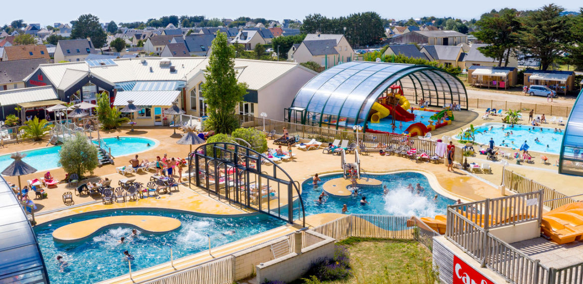 The holiday Camping village Les Vikings - Vue aérienne @Camping les Vikings – Cotentin Tourisme