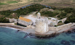 The Vauban towers of La Hougue and Tatihou in Saint-Vaast-la-Hougue