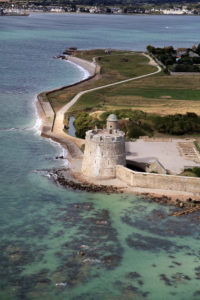 Vue-aerienne-ile-Tatihou-19-09-13©D.Daguier-CG50 Cotentin- Normandie