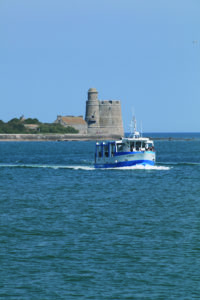 ile Tatihou - Bateau amphibie en mer - cotentin - normandie