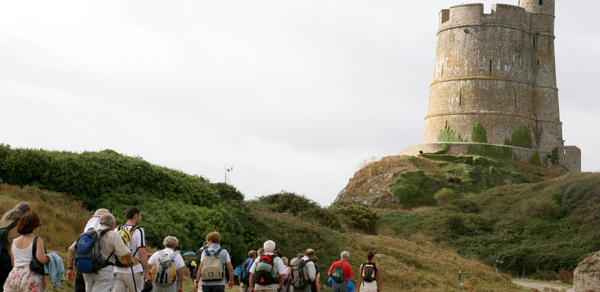 Les tours Vauban de la Hougue et de Tatihou à St Vaast-la-Hougue - randonnée tour Vauban