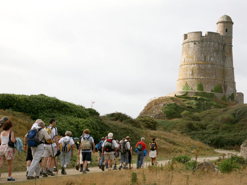 Les tours Vauban de la Hougue et de Tatihou à St Vaast-la-Hougue