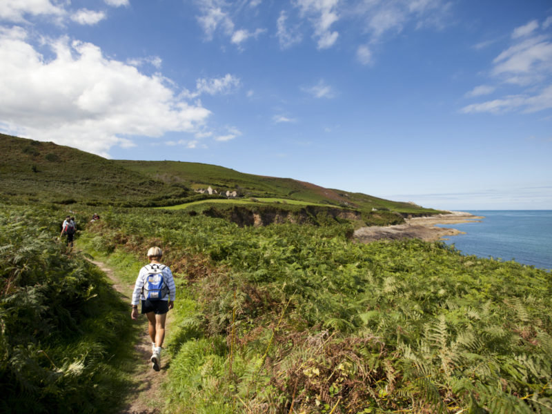 The cliffs and the landscapes of the Hague