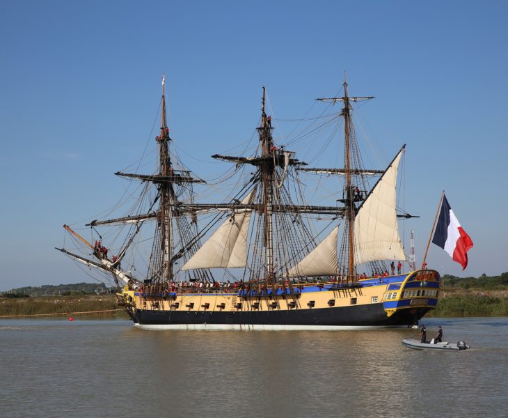 Hermione in Cherbourg-en-Cotentin, from 4 to 8 May 2019