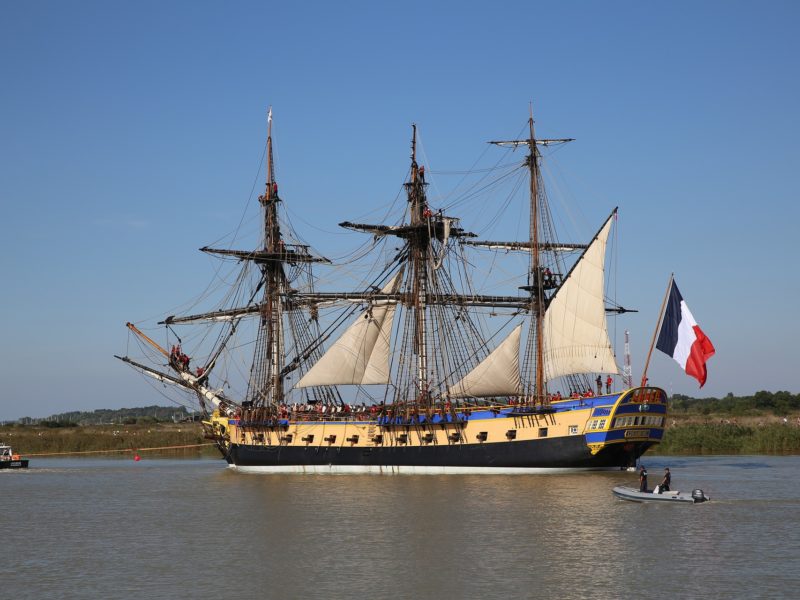 Hermione in Cherbourg-en-Cotentin, from 4 to 8 May 2019