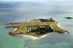 Tatihou - Vue aerienne - saint-vaast-la-hougue-val-de-saire-cotentin
