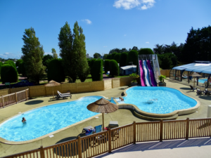 camping 4* l'esperance Denneville Barneville Carteret - vue aérienne Normandie Cotentin