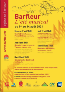 Festival l'été musical de barfleur 2021 - Cotentin Normandie