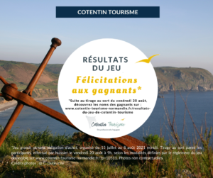 POST RESULTATS JEU FACEBOOK COTENTIN TOURISME 2021