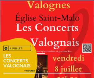 FACEBOOK POSTS COTENTIN TOURISME 2022 CONCERTS EN VALOGNAIS