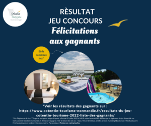 JEU CONCOURS COTENTIN TOURISME 2022