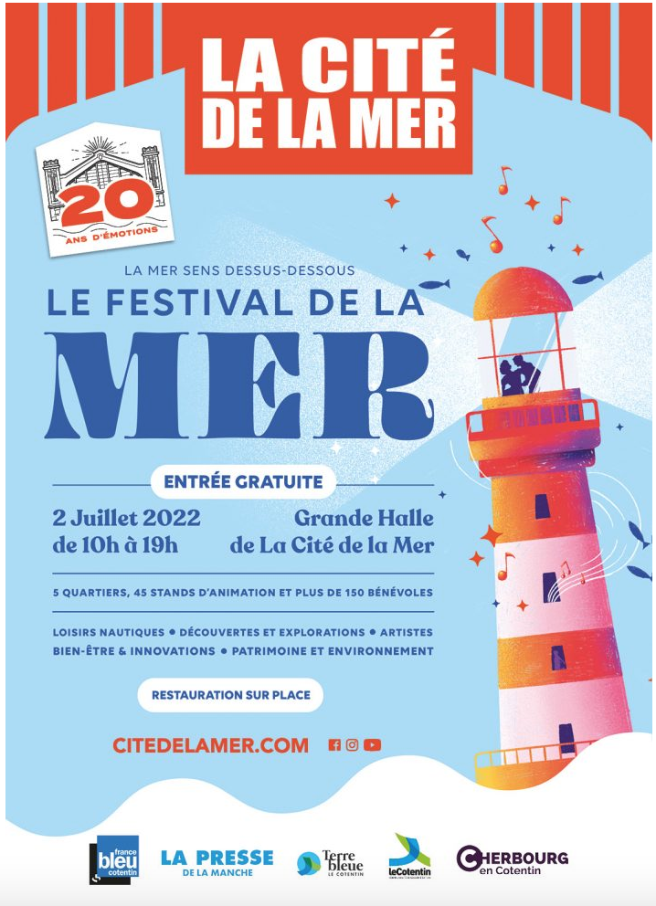 Cherbourg : Festival de la Mer 02 juillet de 10h à 18h Cité de la Mer