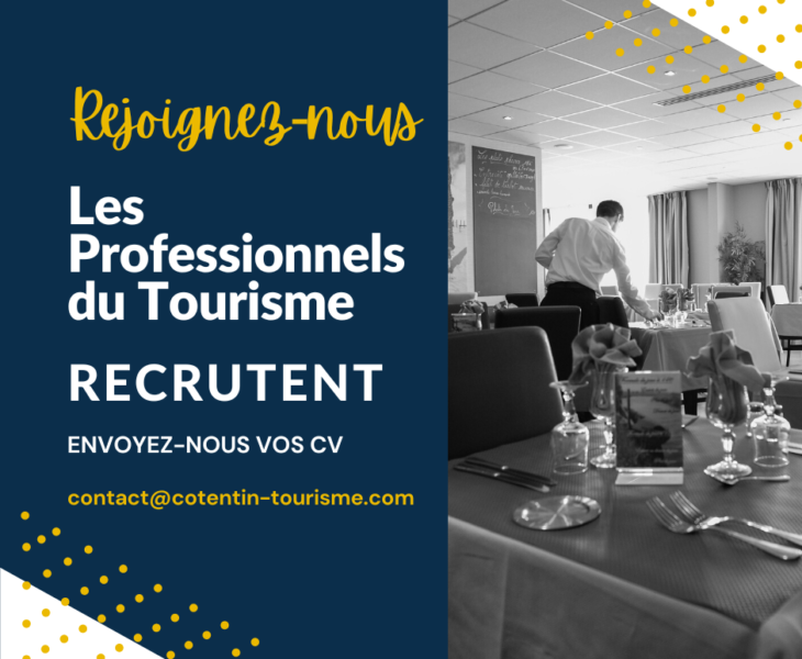 Offre Emploi : Rejoignez les professionnels du Tourisme du Cotentin !