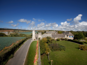 Chateau du Rozel gite et chambre d hote Cotentin Normandie vue - sejour cocooning @chateau du Rozel
